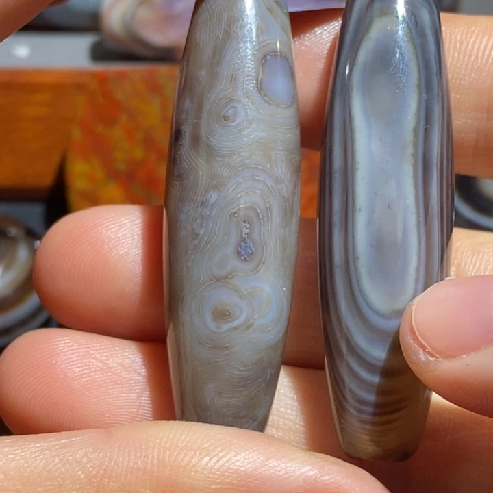 玛瑙/玉髓钛钢颈饰