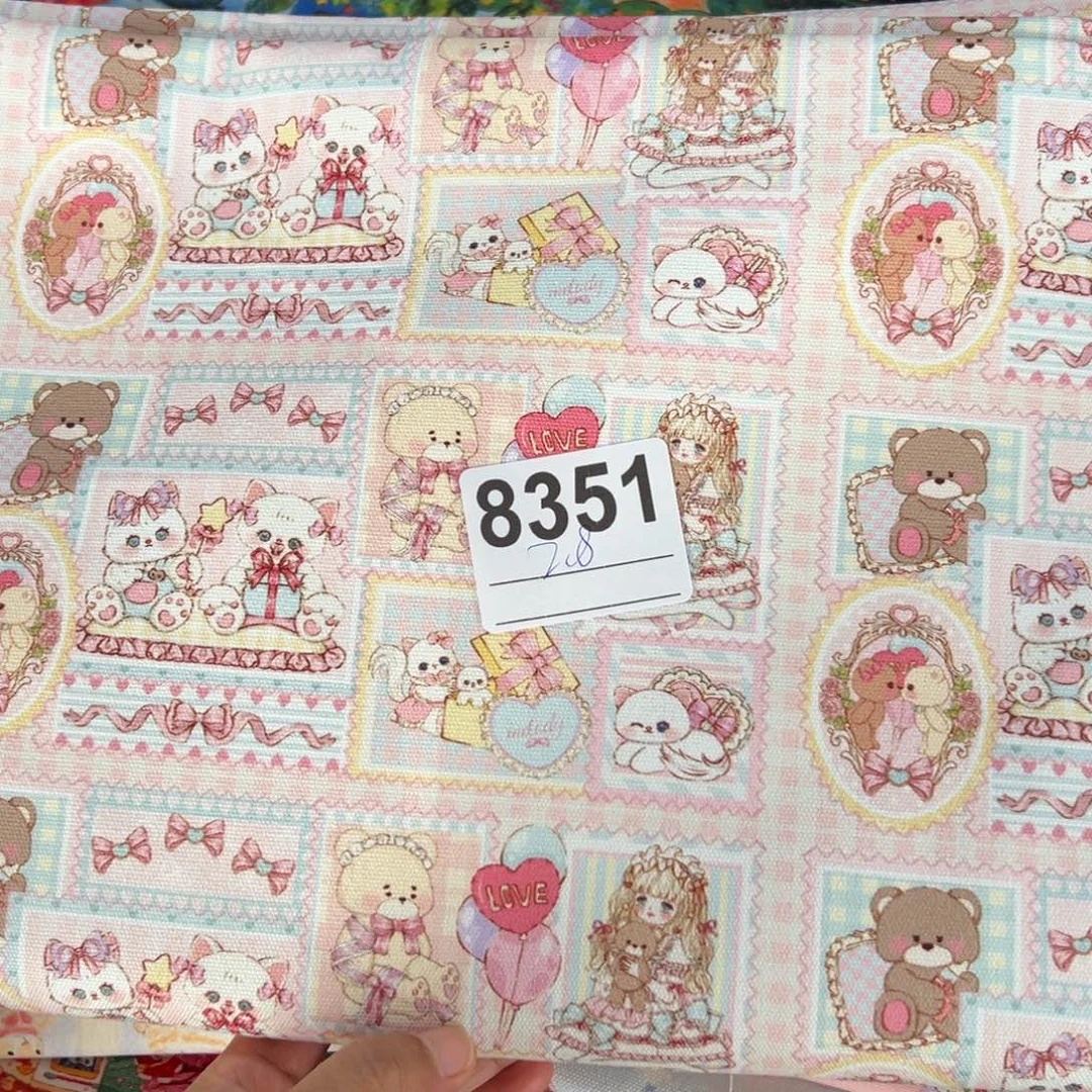 棉福袋一米价纯棉14安帆布1.1宽果子块