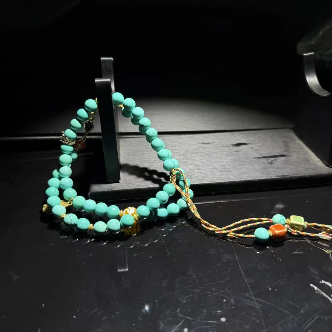 【皇后甄选】LS0999 高瓷蓝多圈手串