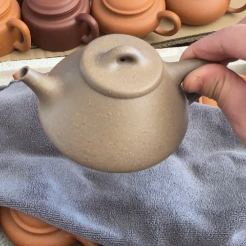 紫砂茶壶喆五彩段泥160c c