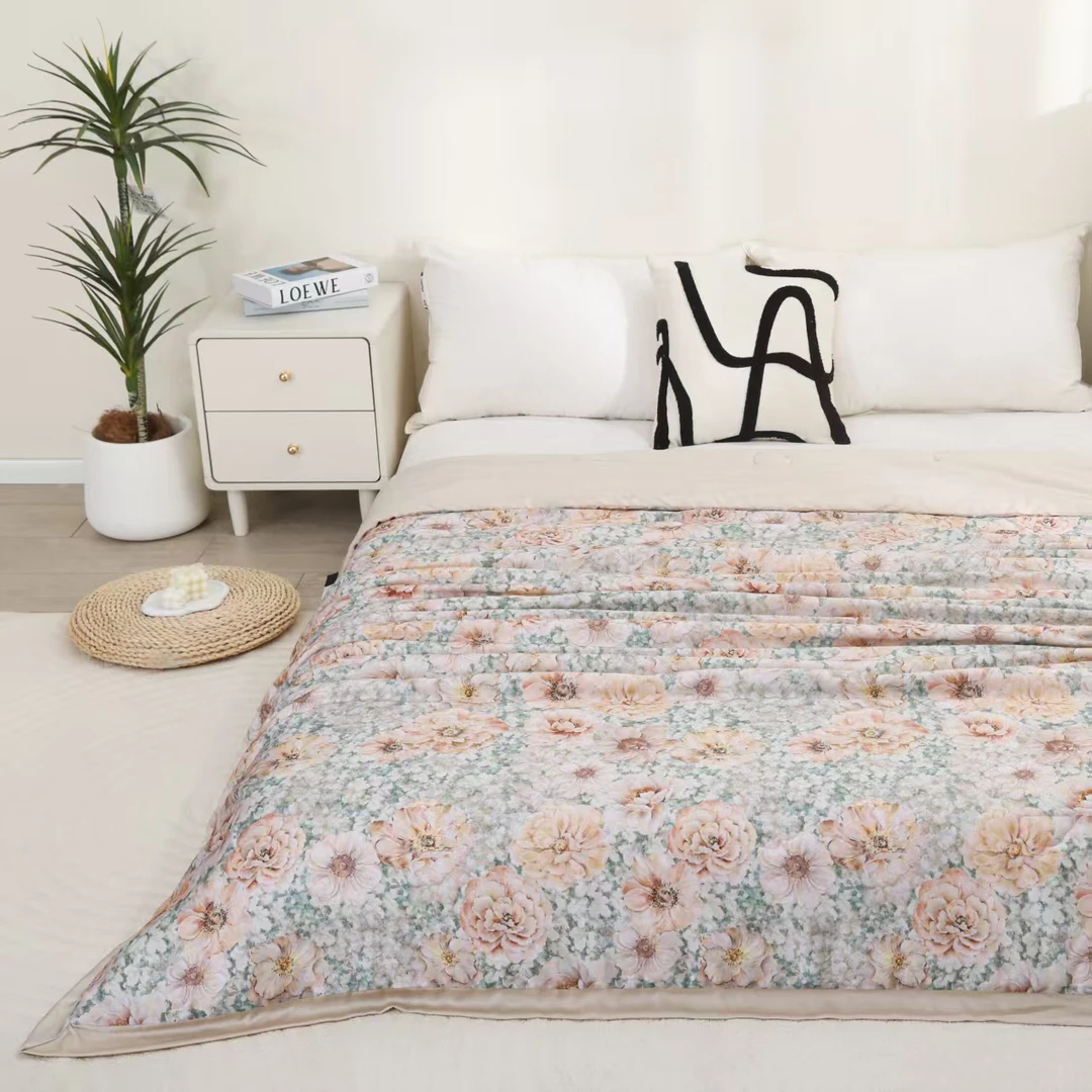 天丝夏凉被 2*2.3米 A类 可水洗机洗透气 空调薄被 凉感夏被贴身