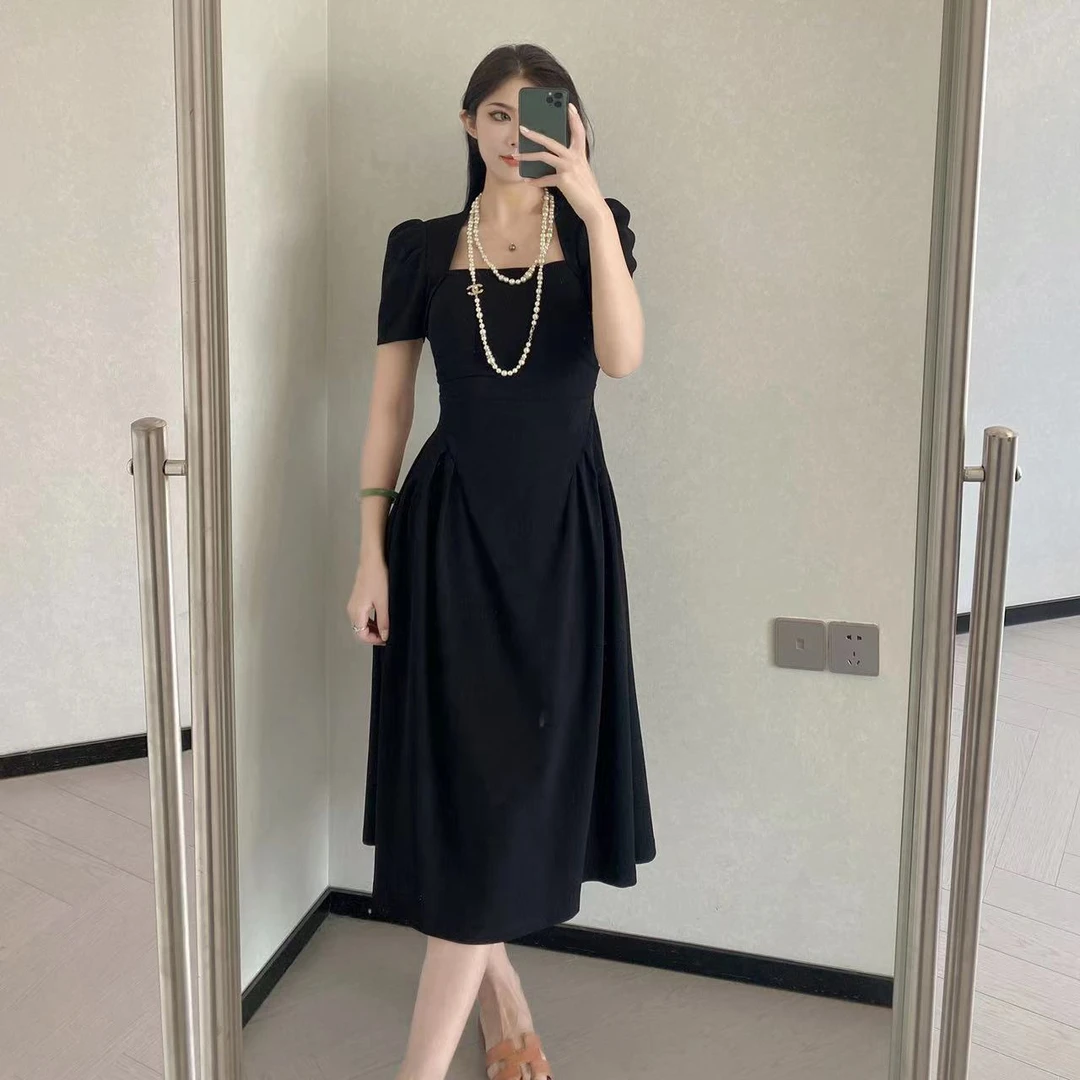 【MD原创·宵夜】小众设计感时尚显瘦气质连衣裙