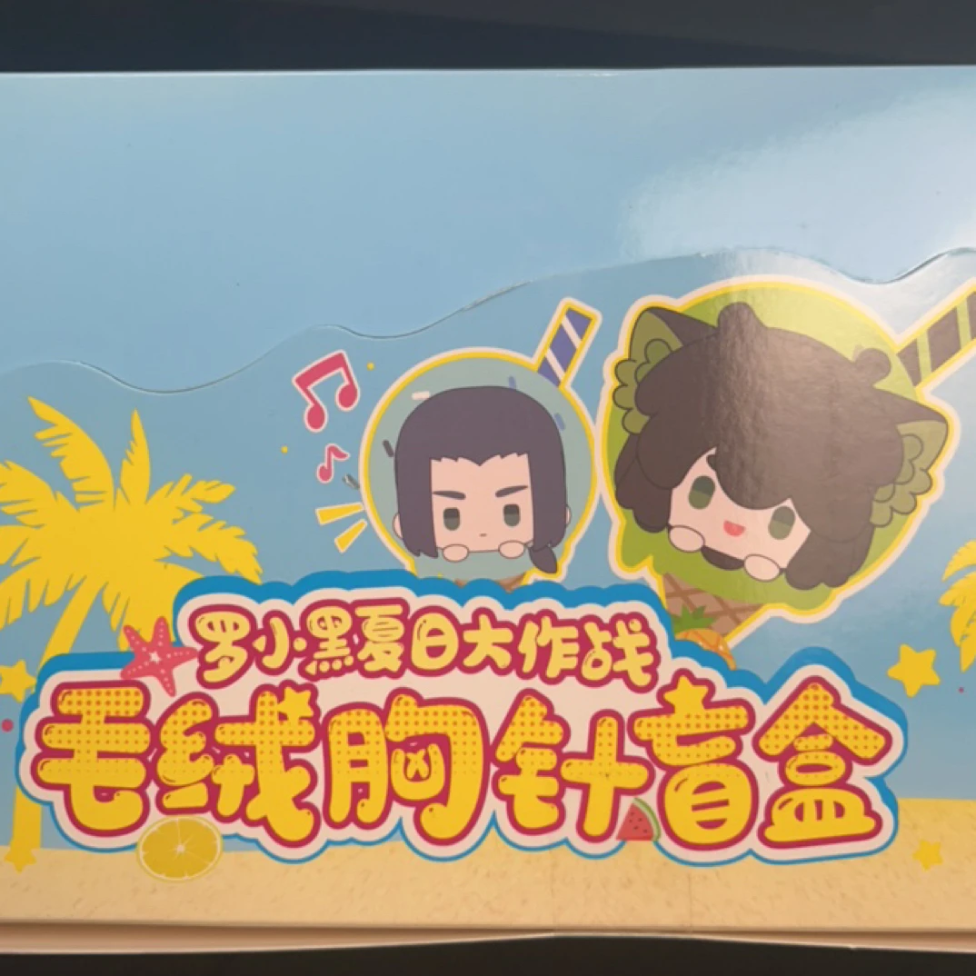 【罗小黑夏日大作战】毛绒胸针盲盒下单即代表同意拆盒潮玩毛绒盲盒