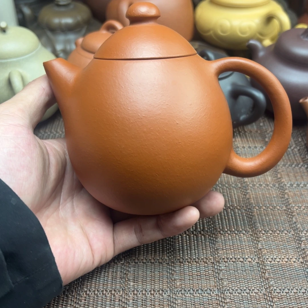 紫砂茶壶宜兴原矿紫砂壶380毫升容量