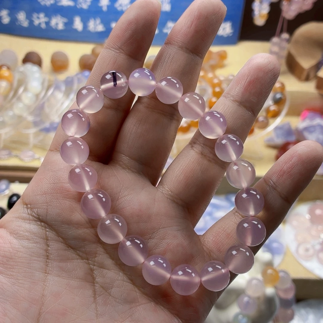 一***生玛瑙/玉髓合金手链