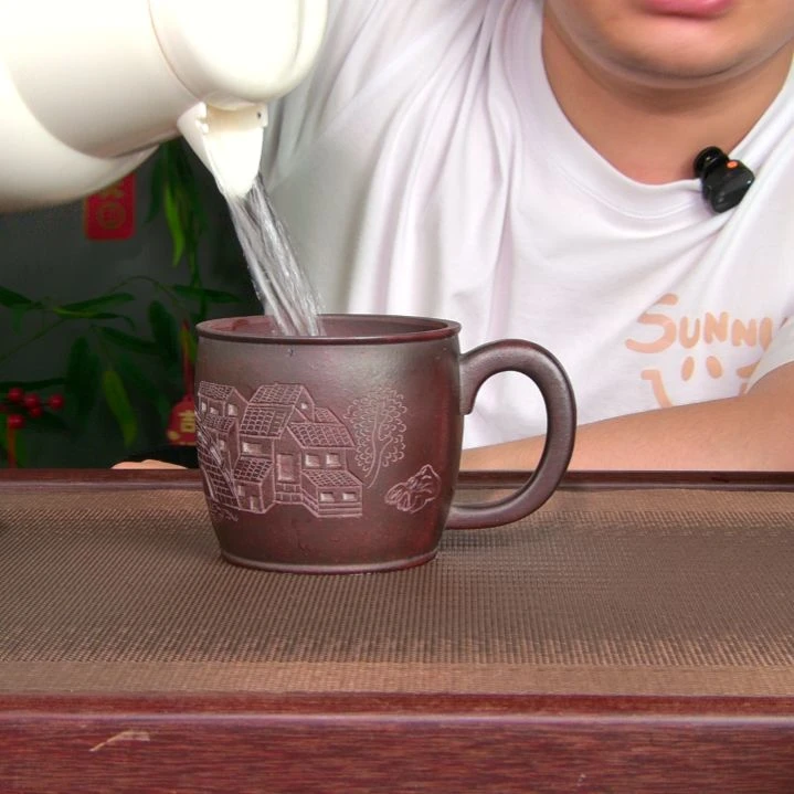 茶杯紫砂高货放漏