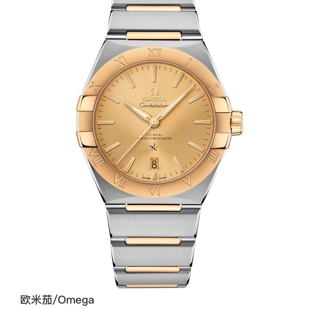 99新 Omega/欧米茄 欧米茄99新39曼哈顿黄盘条丁 机械24全套