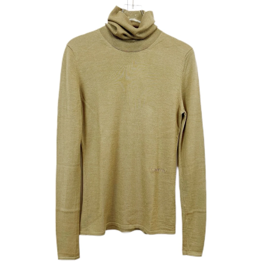 99新 BURBERRY/博柏利 010846 纯色高领羊毛打底衫 S码