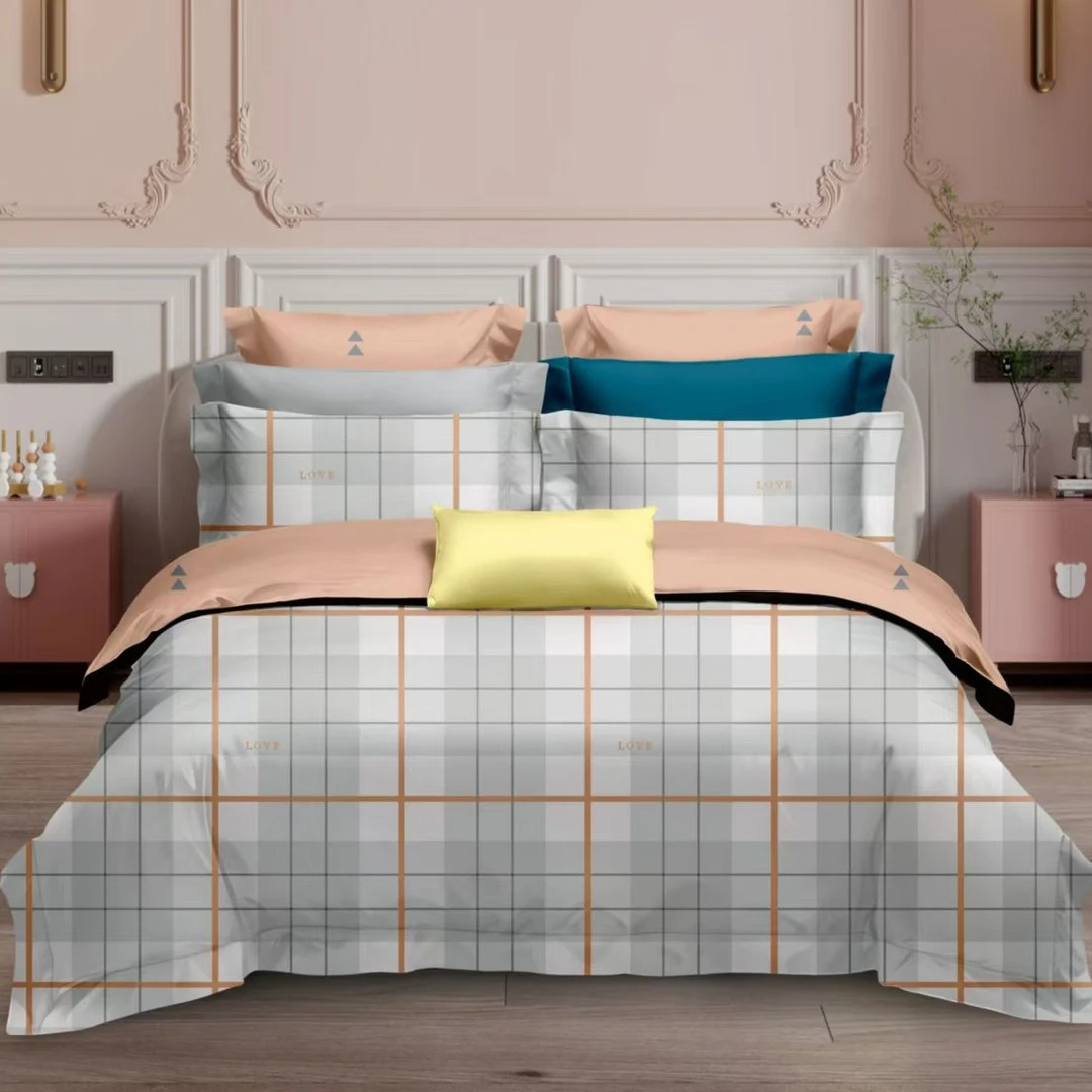悠扬格调-加厚磨毛纯棉床单枕套被套可定制