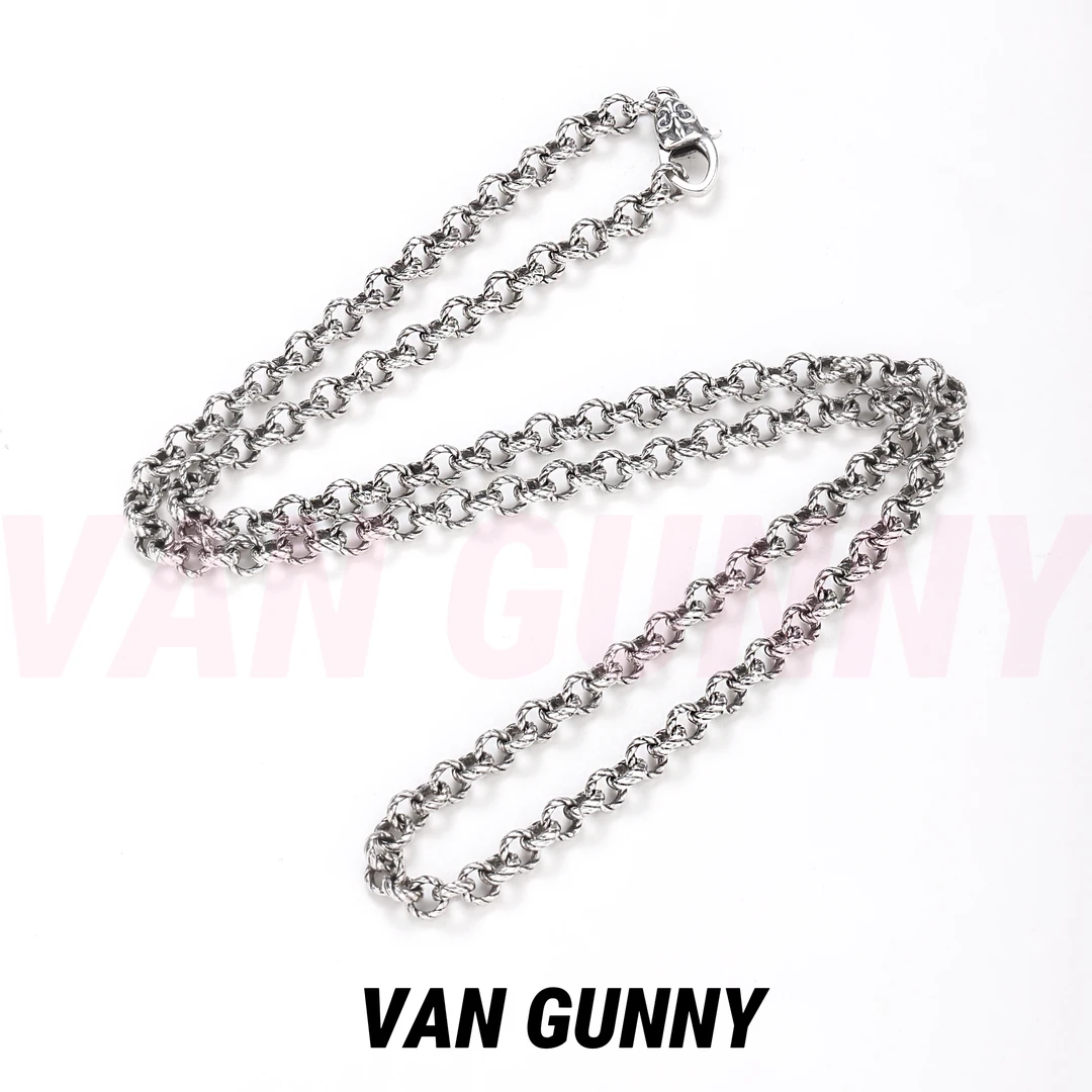 Van Gunny/万古尼 链子925银 【幻影】做旧酷飒朋克休闲项链素链