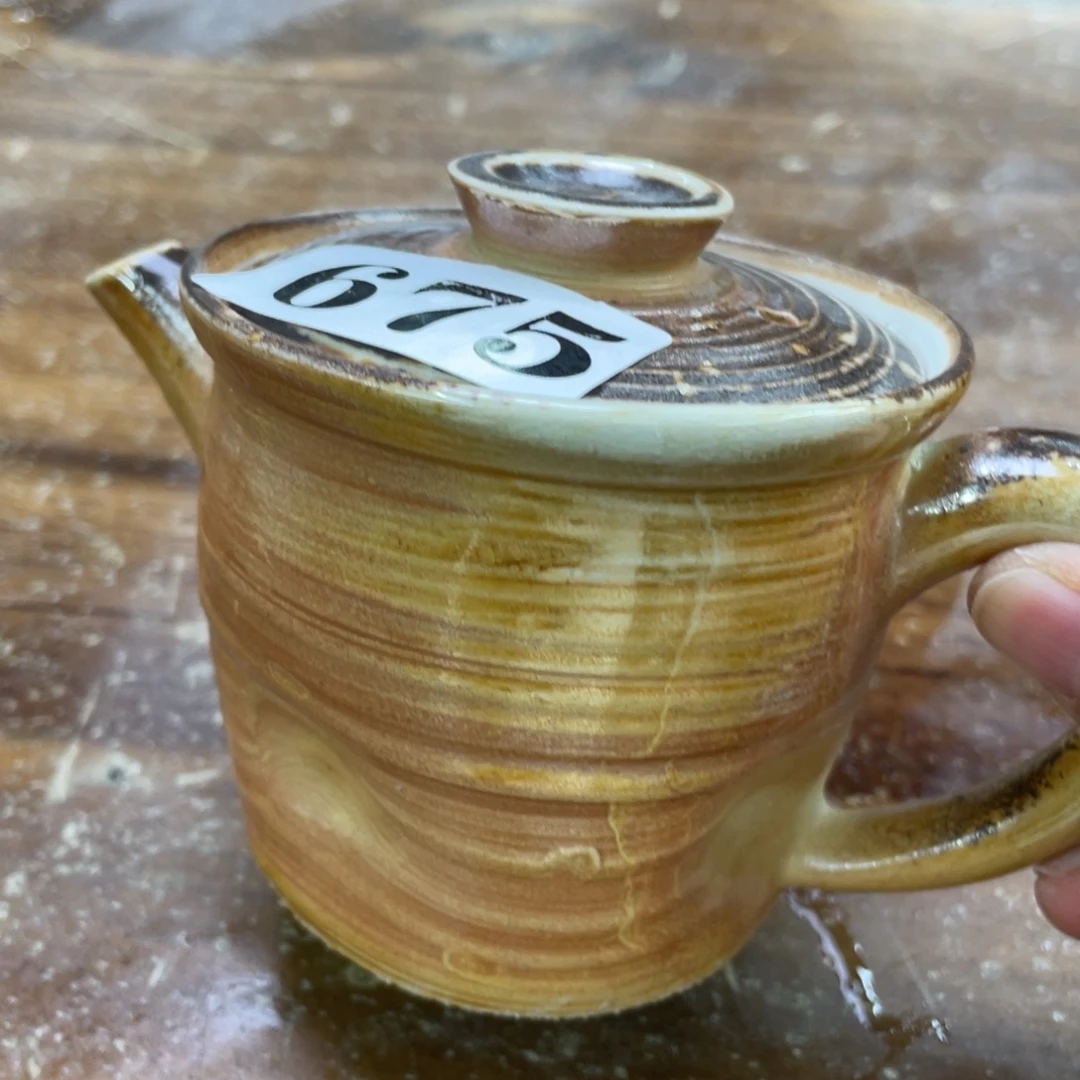 陶纯手工柴烧茶壶茶具瑕瑕