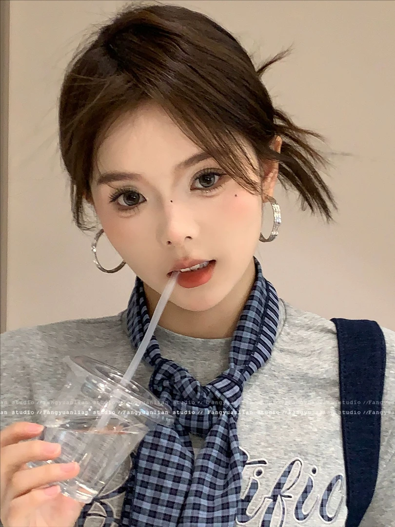 铁合金耳饰 撩心欧尼 韩系多层素圈耳环女2025新款简约通勤耳饰