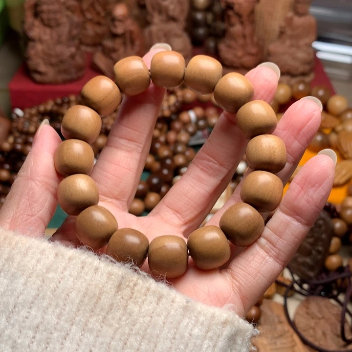 手串/手链檀香木老山檀1314顺纹奶香