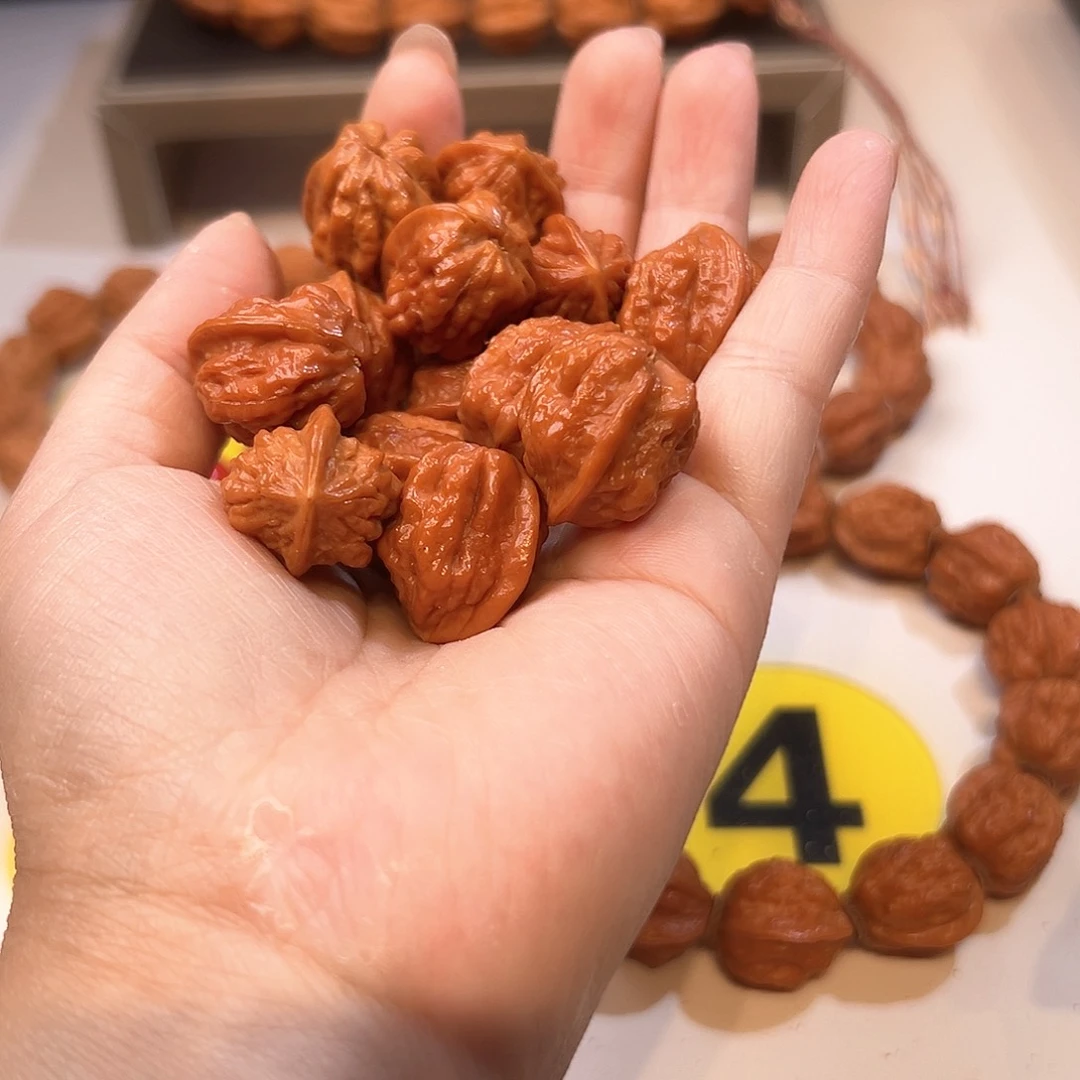 文玩核桃手串小金蟾