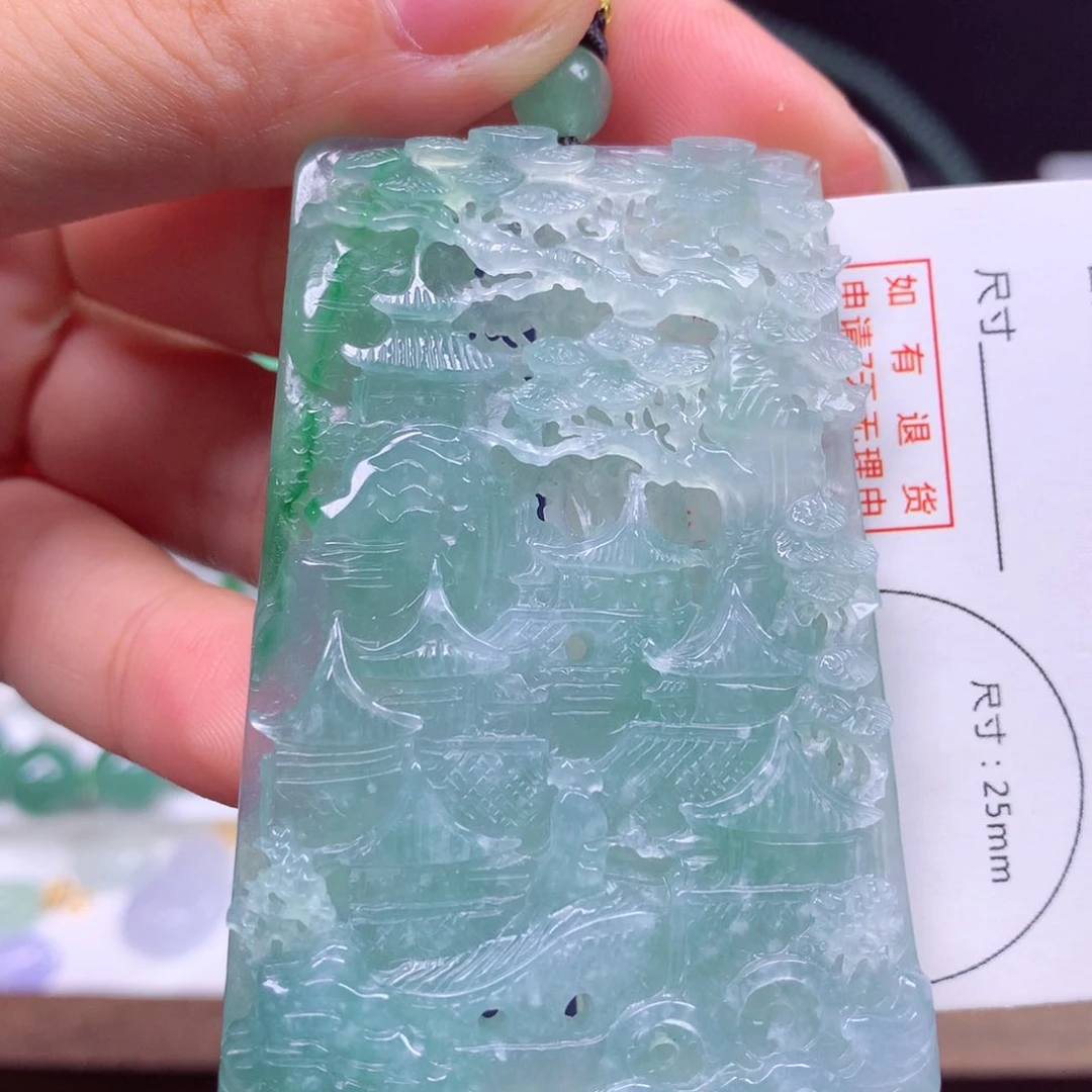 颈饰未镶嵌翡翠翡翠