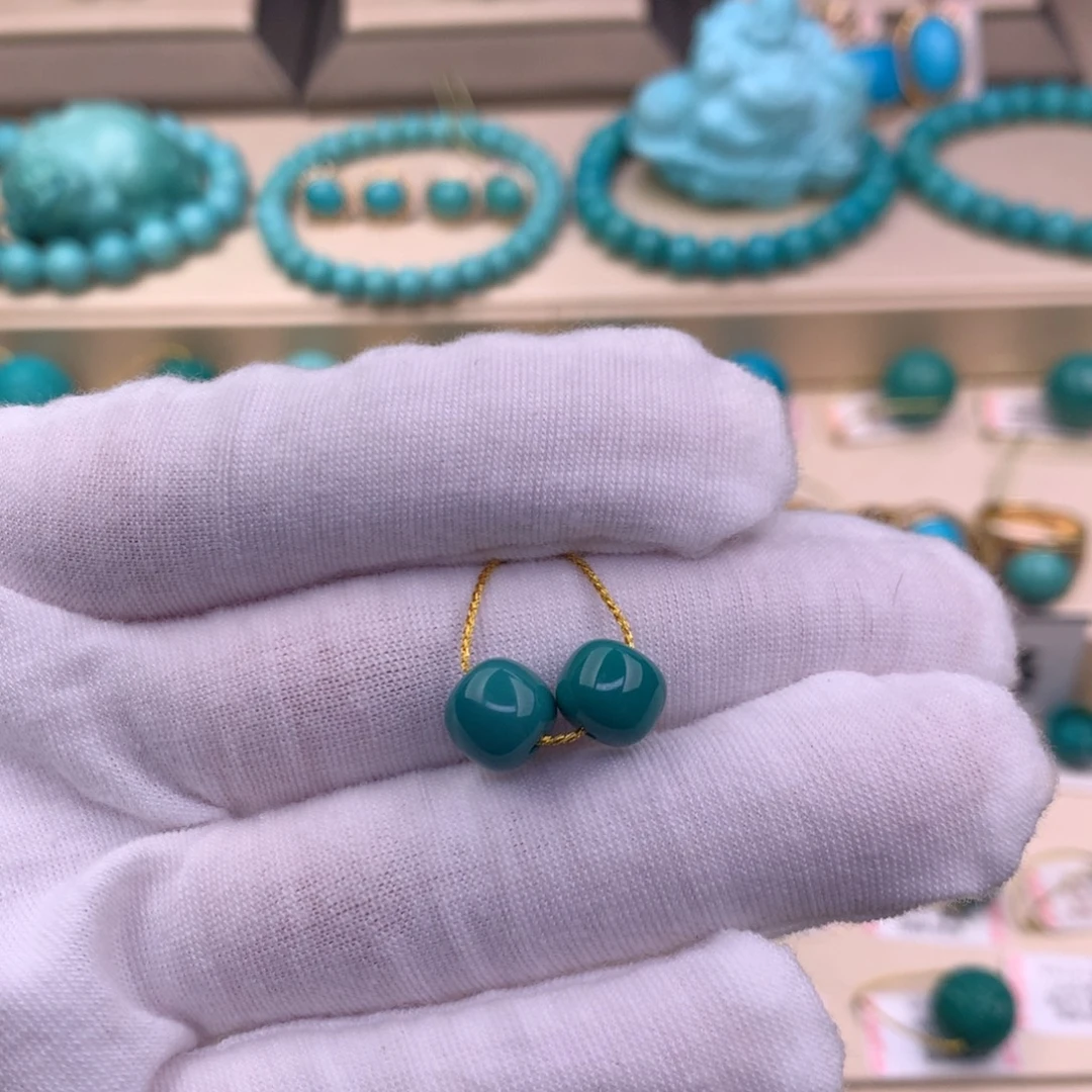 未镶嵌绿松石珠宝奇石8.2