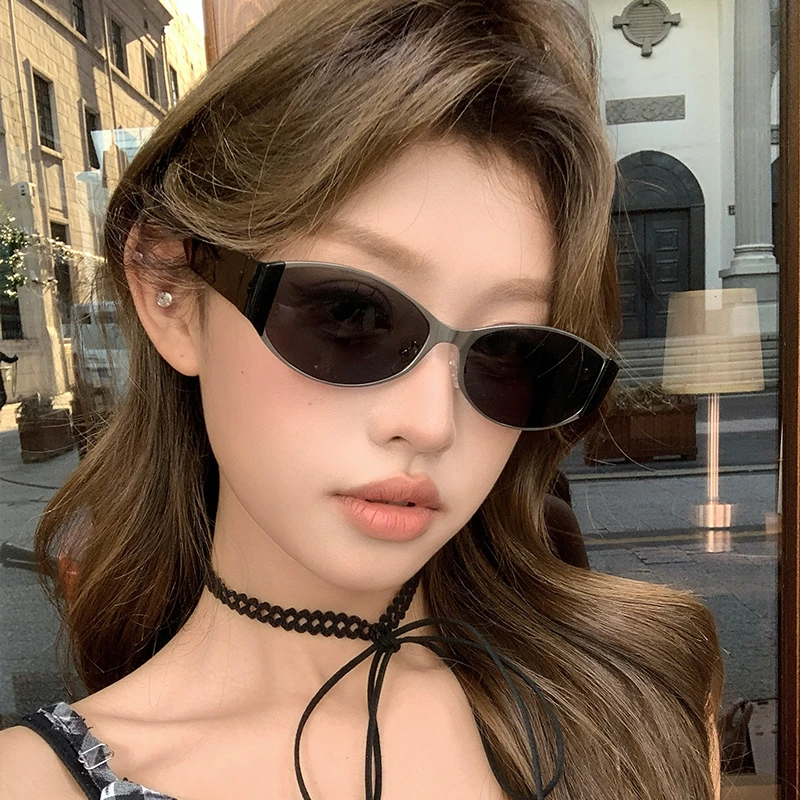 高级感猫眼墨镜女款防紫外线偏光太阳镜街拍适合方圆脸显瘦网红潮