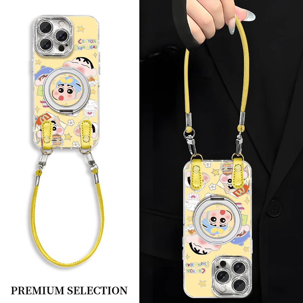 汉堡小新支架适用VIVO苹果16荣耀OPPO华为P70小米手机壳ZX00380