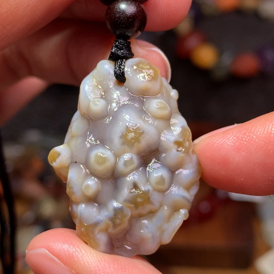 未镶嵌玛瑙/玉髓珠宝半成品