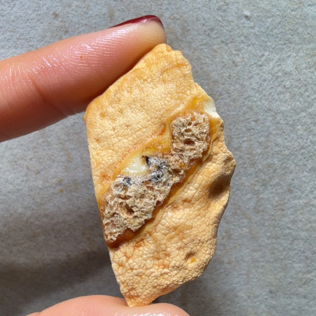 下***鱼定制琥珀未镶嵌专拍