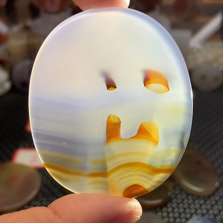 玛瑙/玉髓颈饰合金