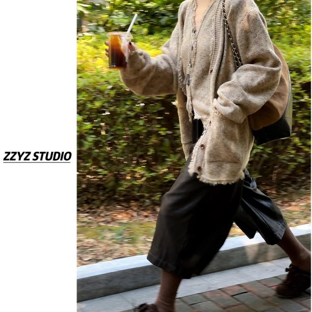 【ZZYZ】“素逸简奢”松弛感经典纯色软糯全松紧腰廓行皮裤