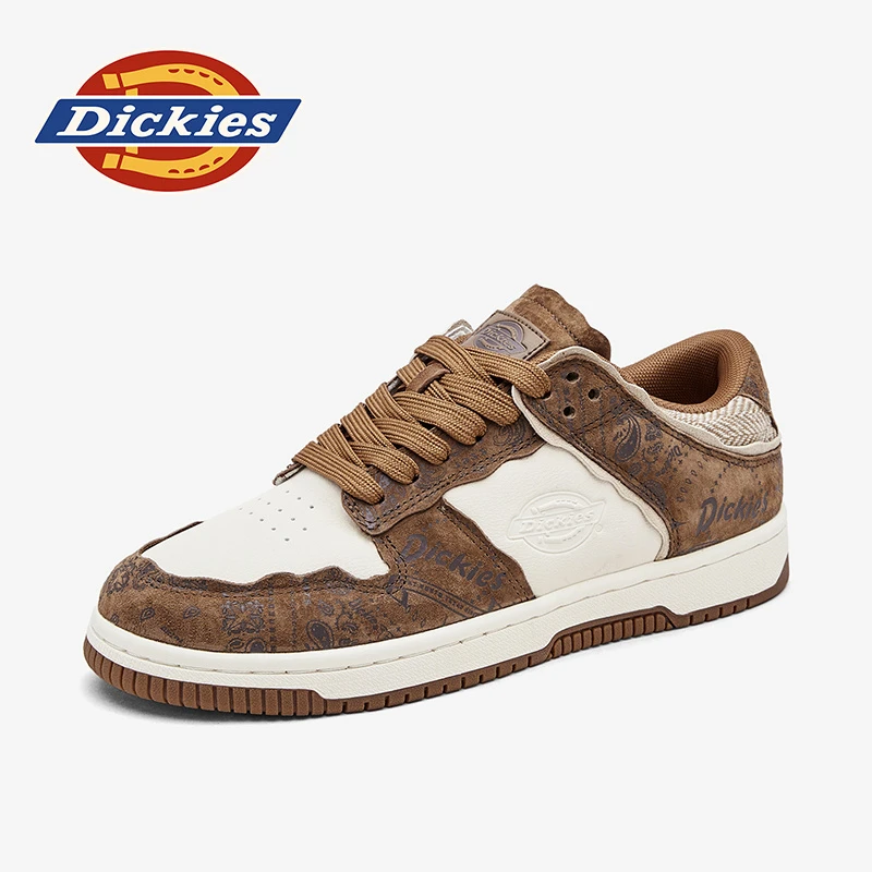 Dickies2025新款秋季板鞋男式复古潮流男鞋百搭男士运动休闲鞋子