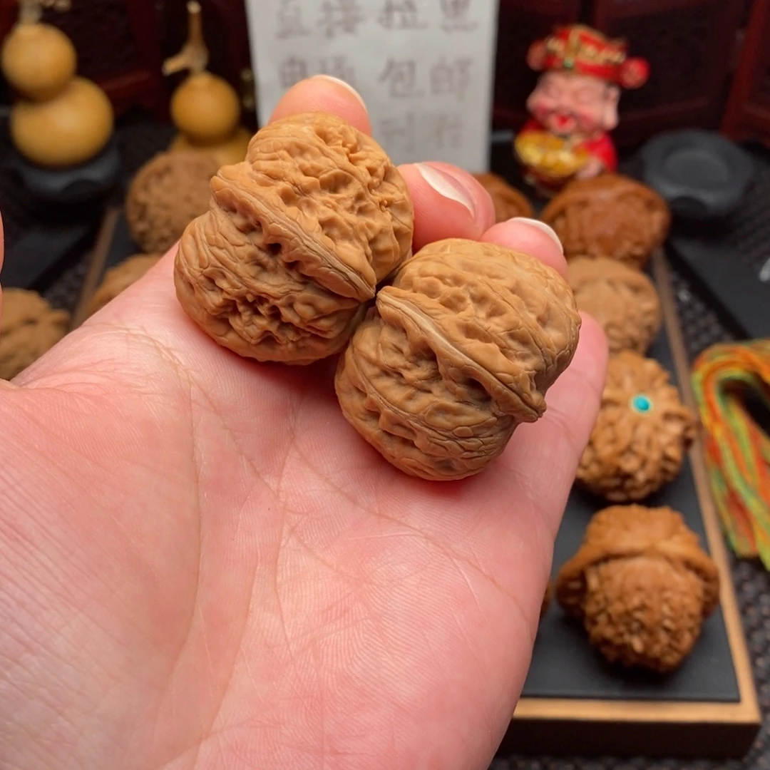 文玩核桃把件38尺元宝漏