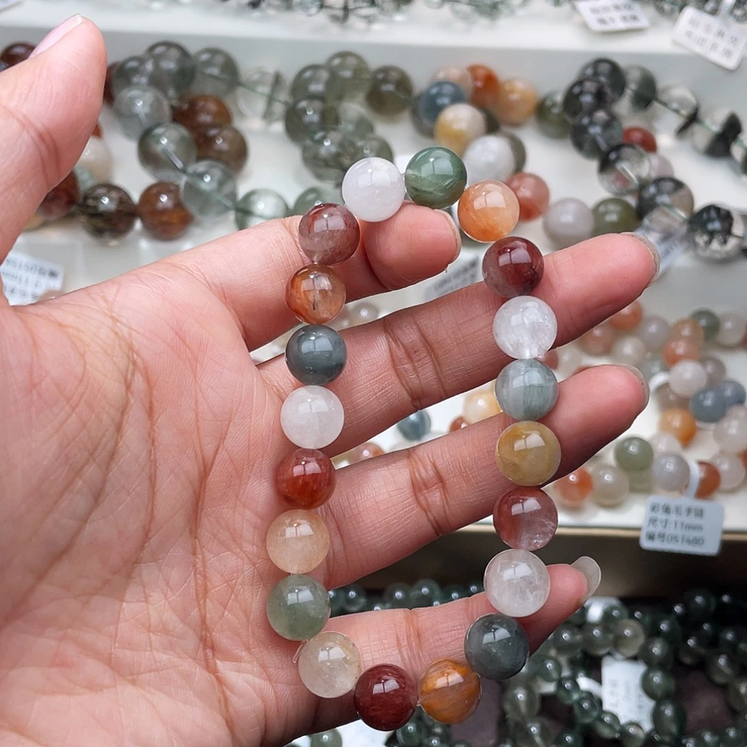 未镶嵌水晶手链水晶