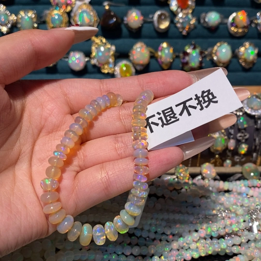 陶***陶欧泊银S925镶嵌手链