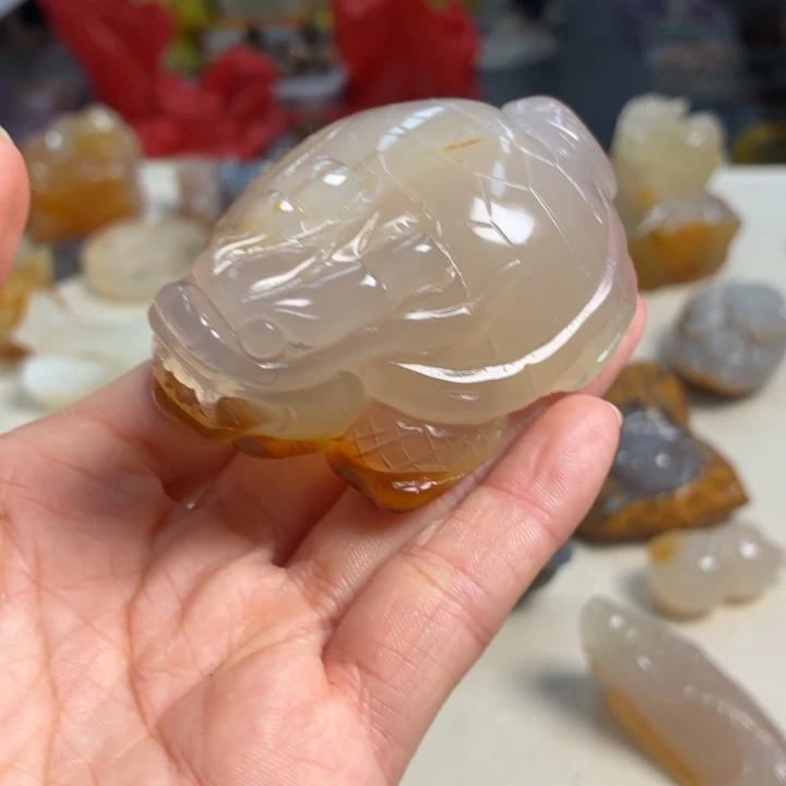 玛瑙/玉髓未镶嵌吊坠(不含链)