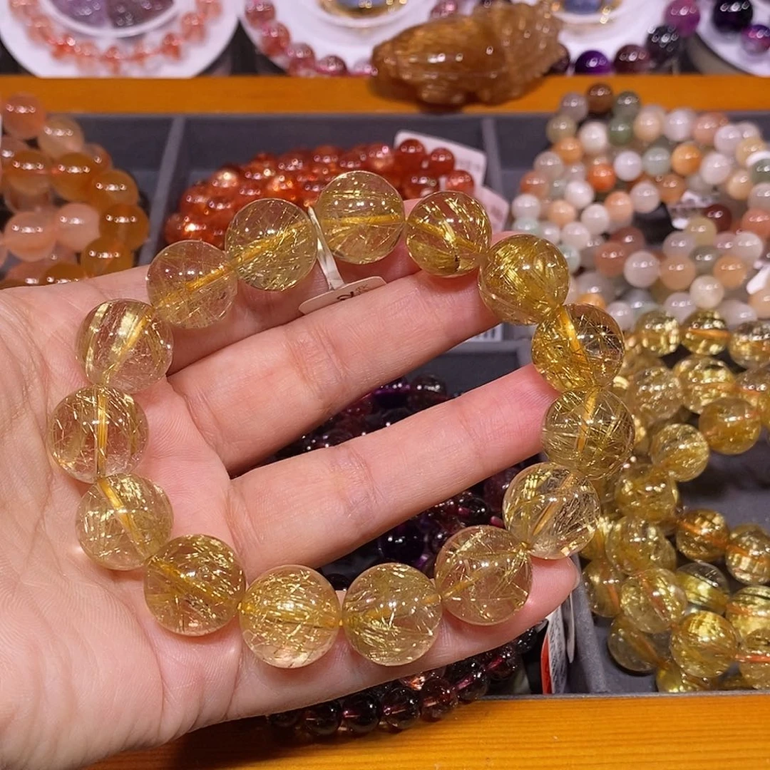 未镶嵌手链水晶金钛晶15