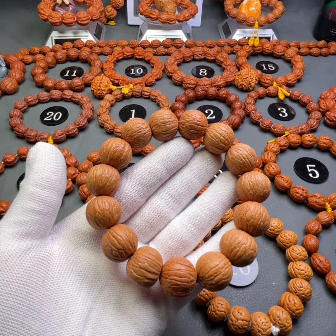 文玩核桃手串野生核桃核桃聚宝盆手串