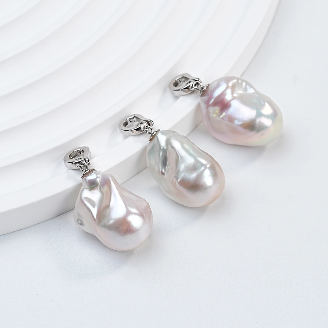 梦幻炫彩巴洛克淡水珍珠百搭万能扣吊坠（多样性发1）