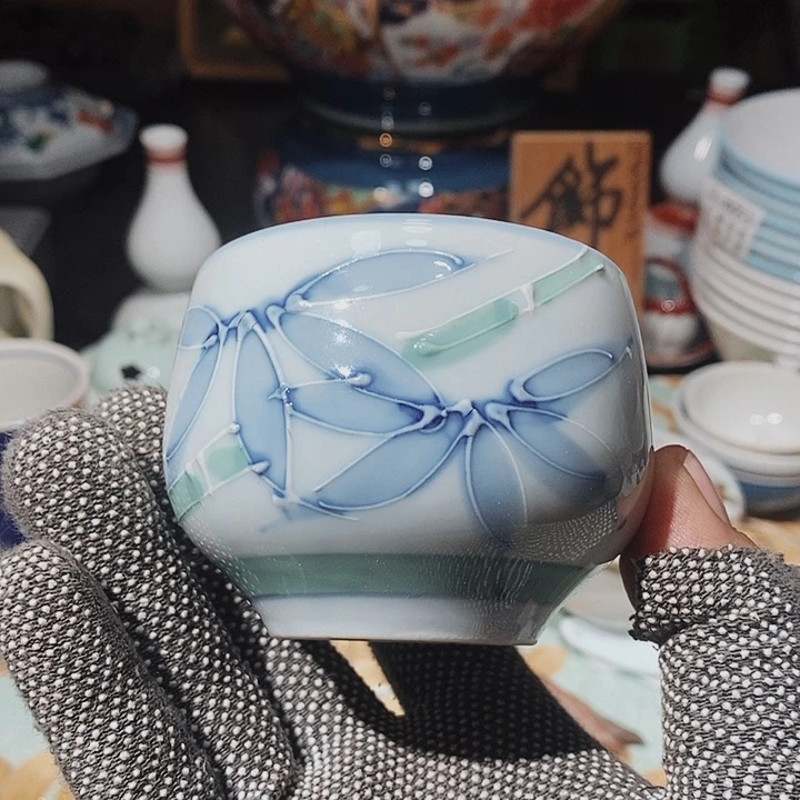 瓷片新年快乐万事如意