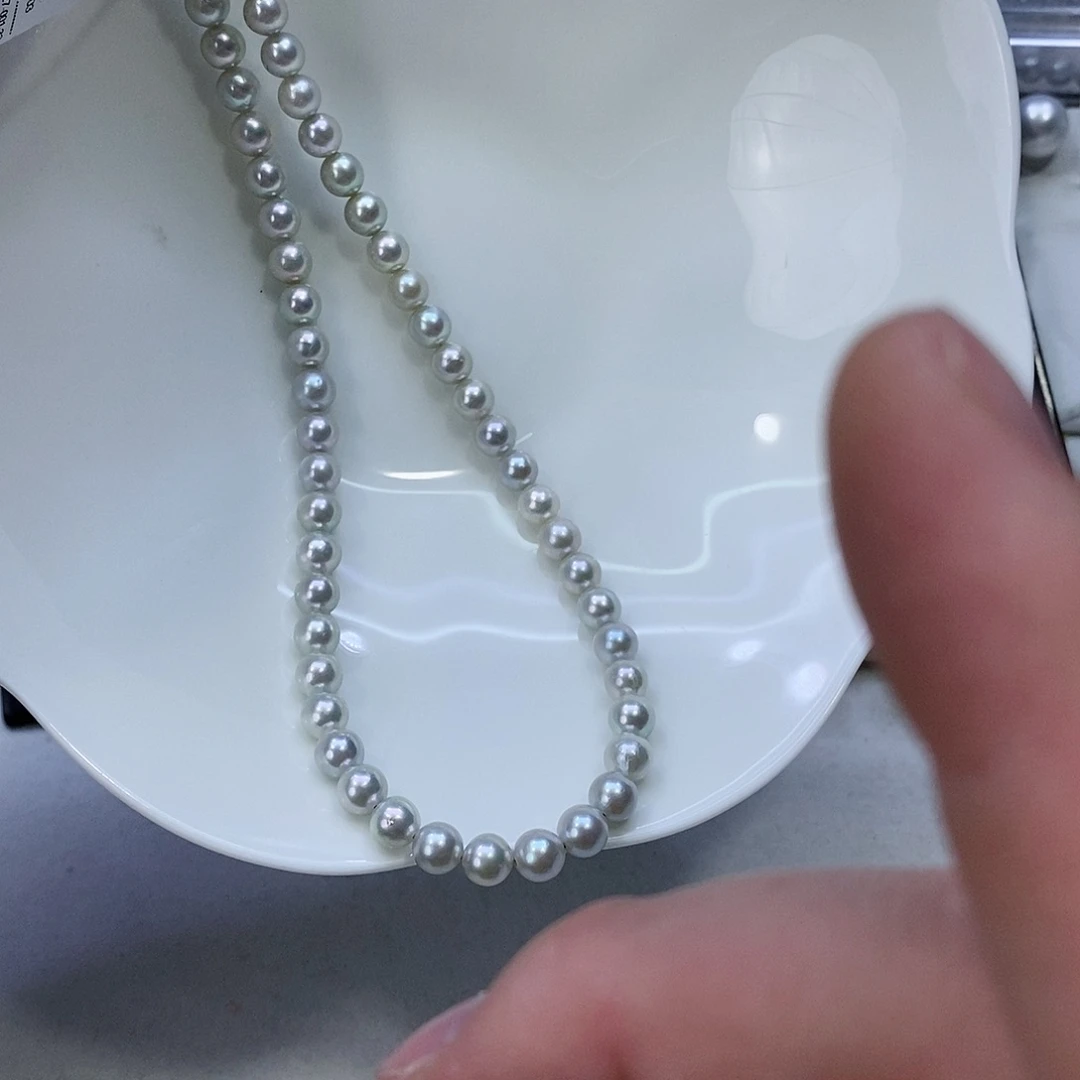 海水珍珠颈饰银S925镶嵌