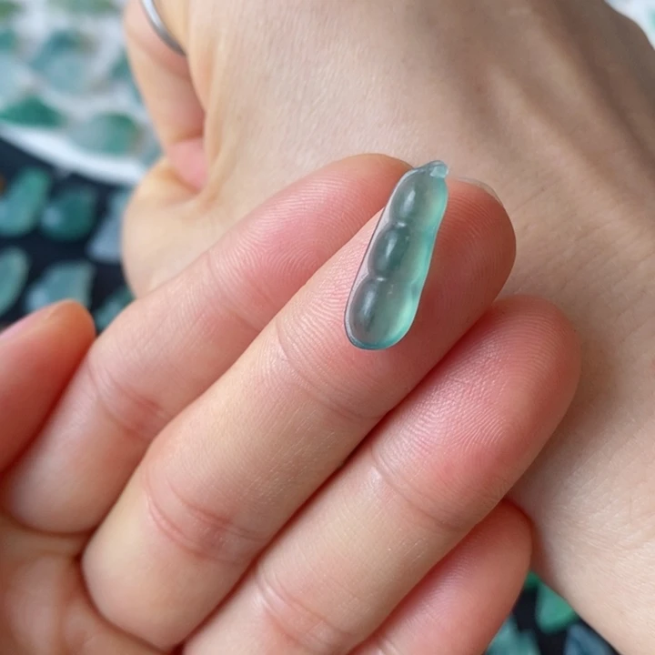 定制翡翠未镶嵌豆子