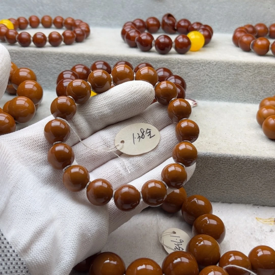 橄榄核手串/手链勇**牛1.38全品16颗