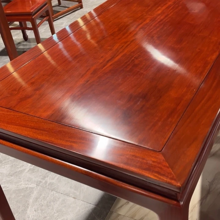 锋***约花梨木类成套家具158桌6件套