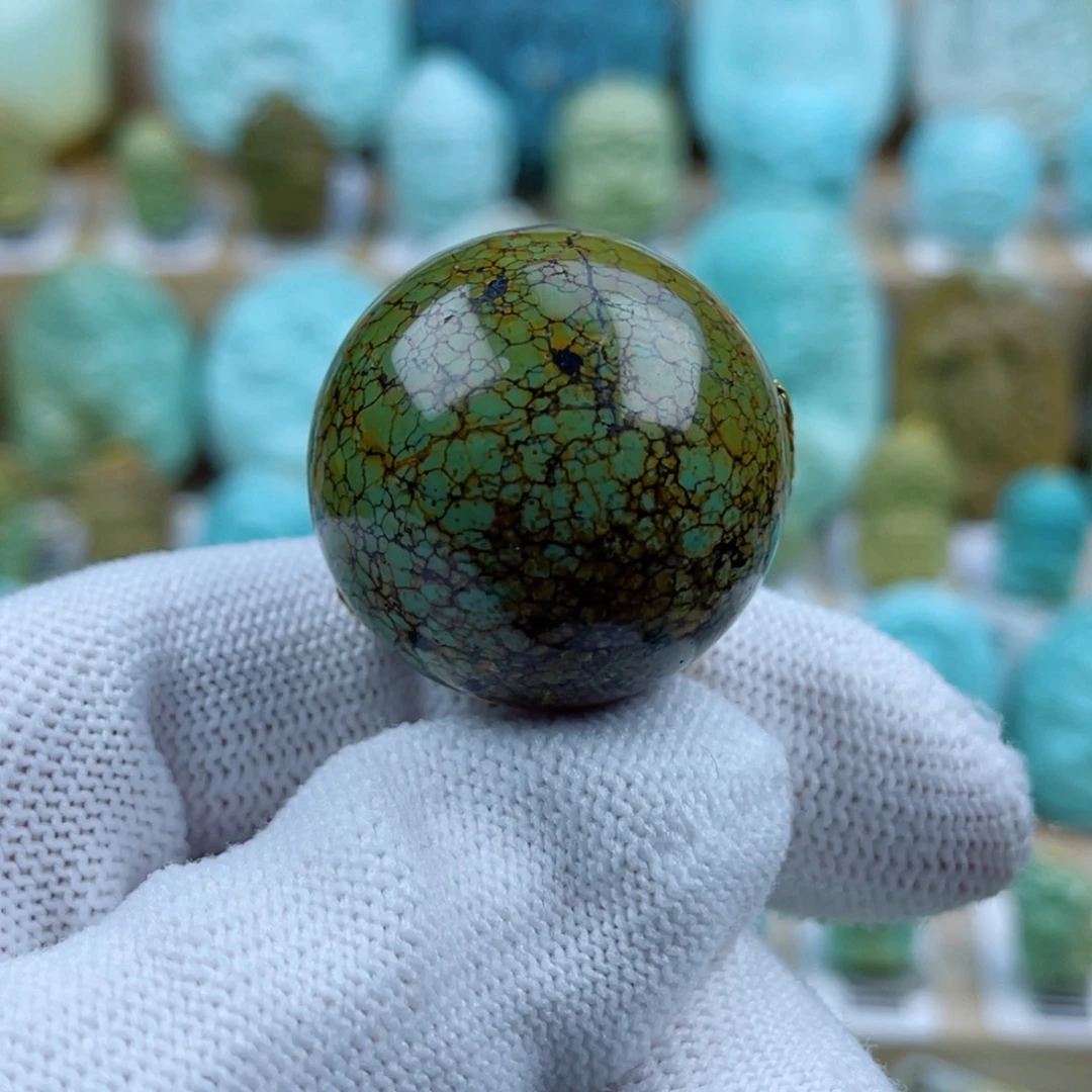 绿松石未镶嵌珠宝奇石28mm