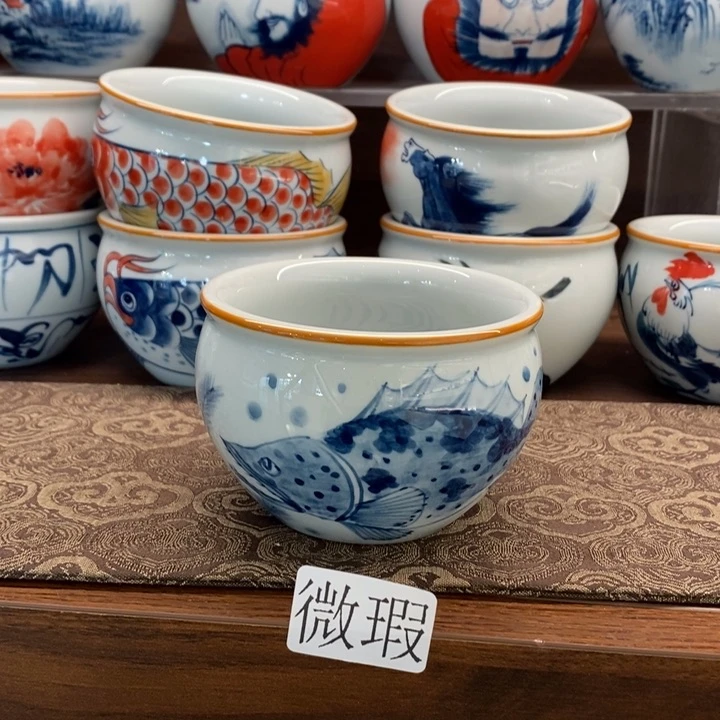 釉下老陶泥手工绘制