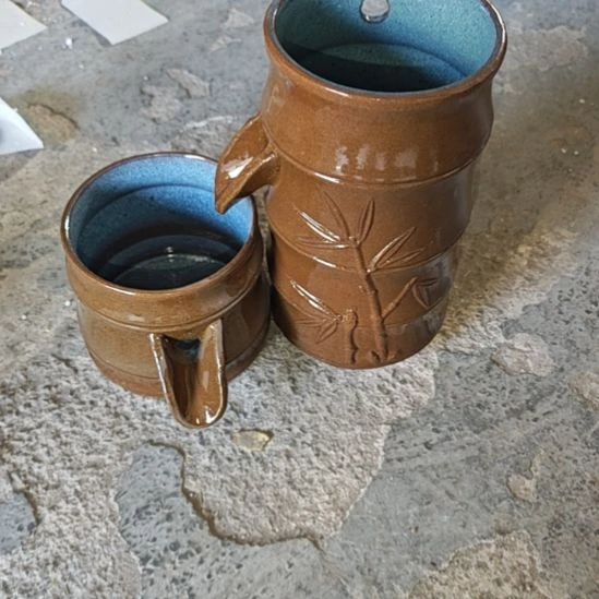 【闪购商品】复古两个瑕疵竹节流水