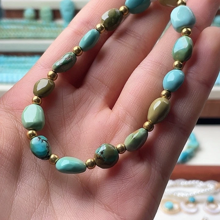 绿松石未镶嵌手串