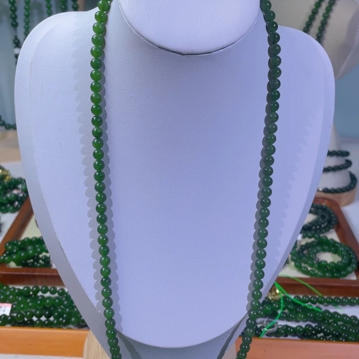 和田玉（碧玉）未镶嵌颈饰6