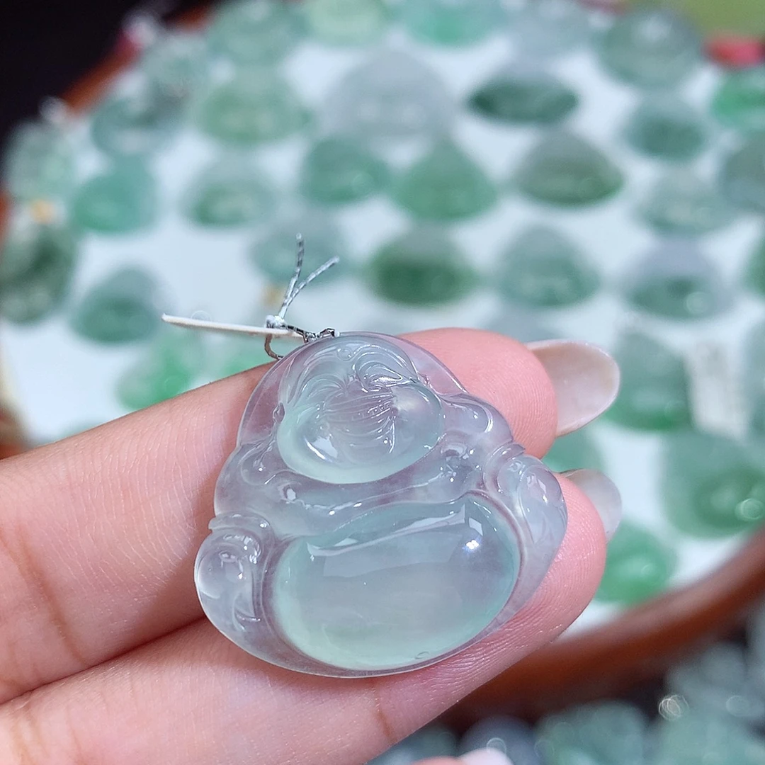 颈饰未镶嵌翡翠佛公
