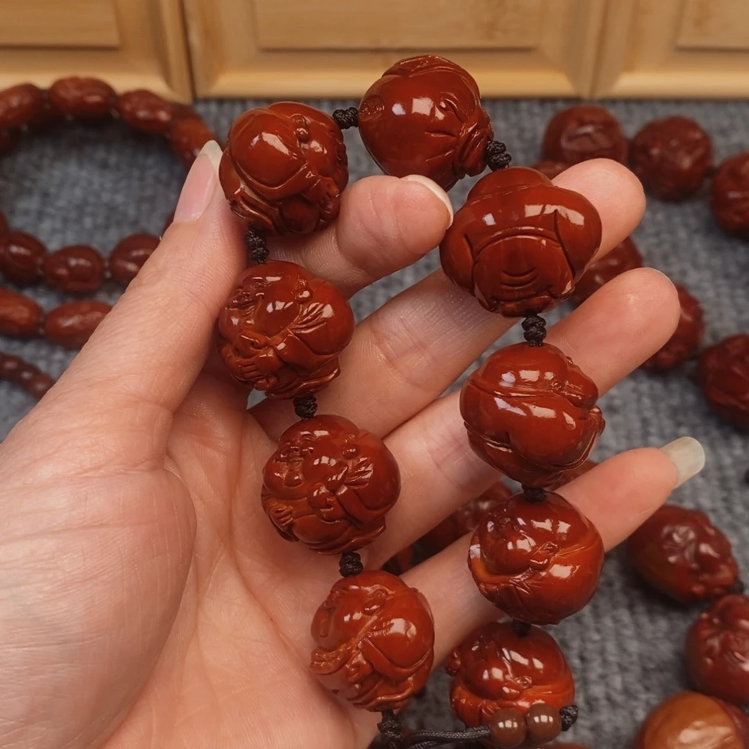 l***y手串/手链橄榄核弥勒