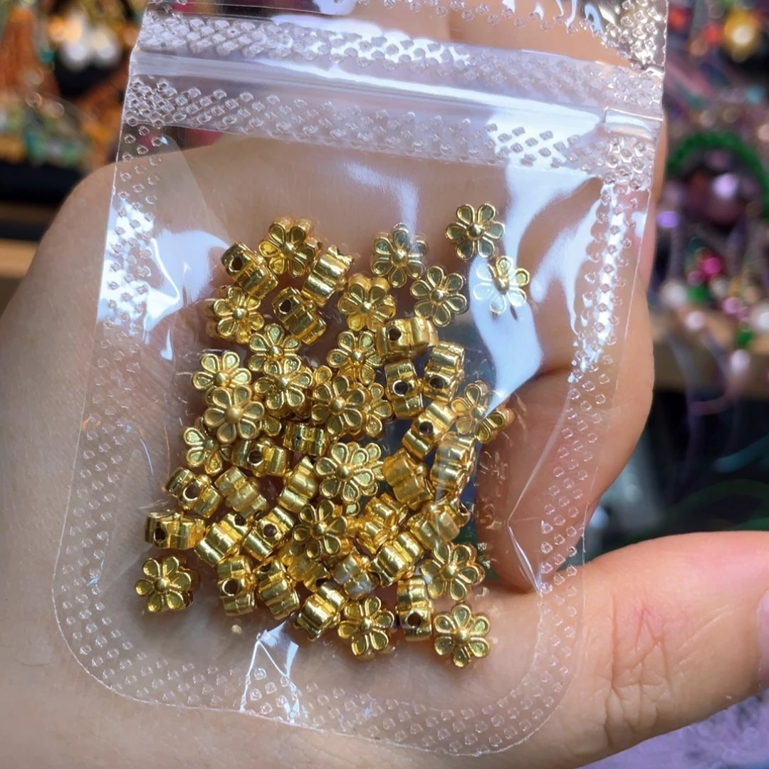 小花隔珠50pcs 手工半成品