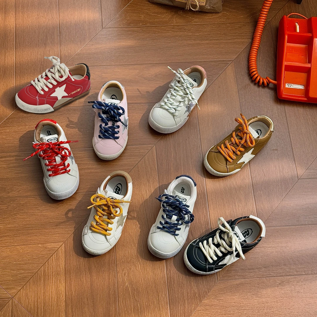 春夏秋软底童鞋休闲儿童鞋透气板鞋脏脏底星星鞋 256171