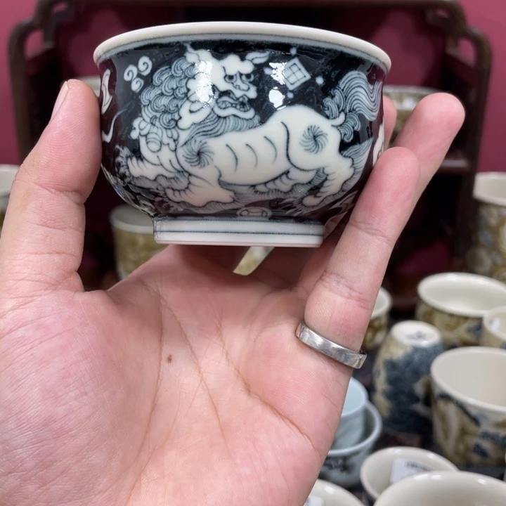 摆件景德镇陶瓷老陶下午场