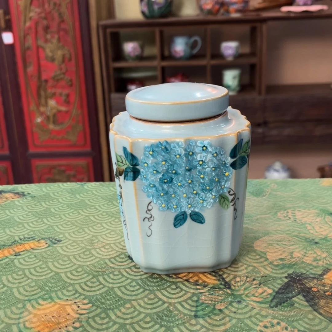 柴烧手工手绘陶瓷
